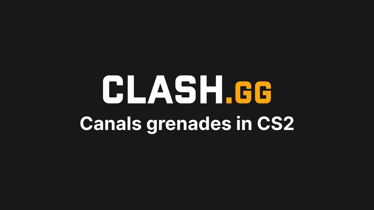 Canals grenades in CS2 (CS:GO)