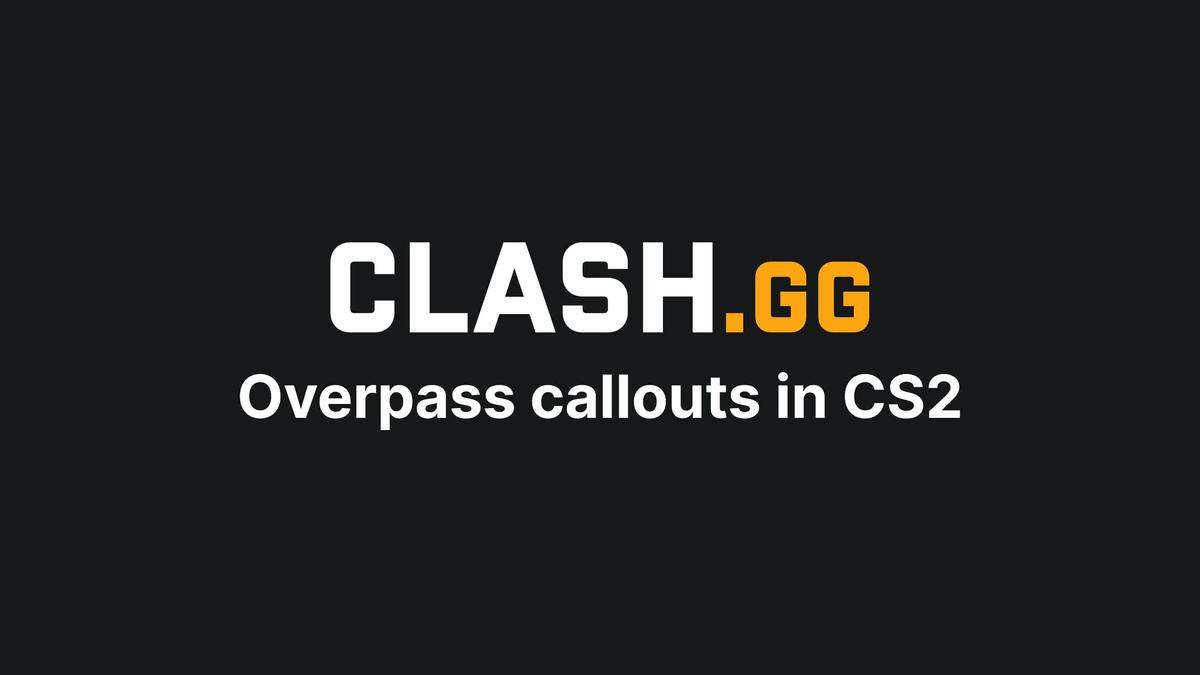 Overpass callouts in CS2 (CSGO)