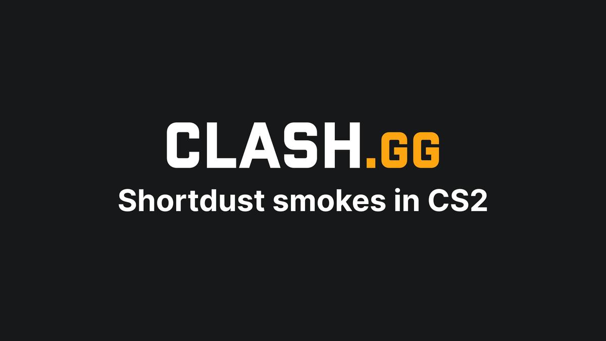 Shortdust smokes in CS2 (CSGO)