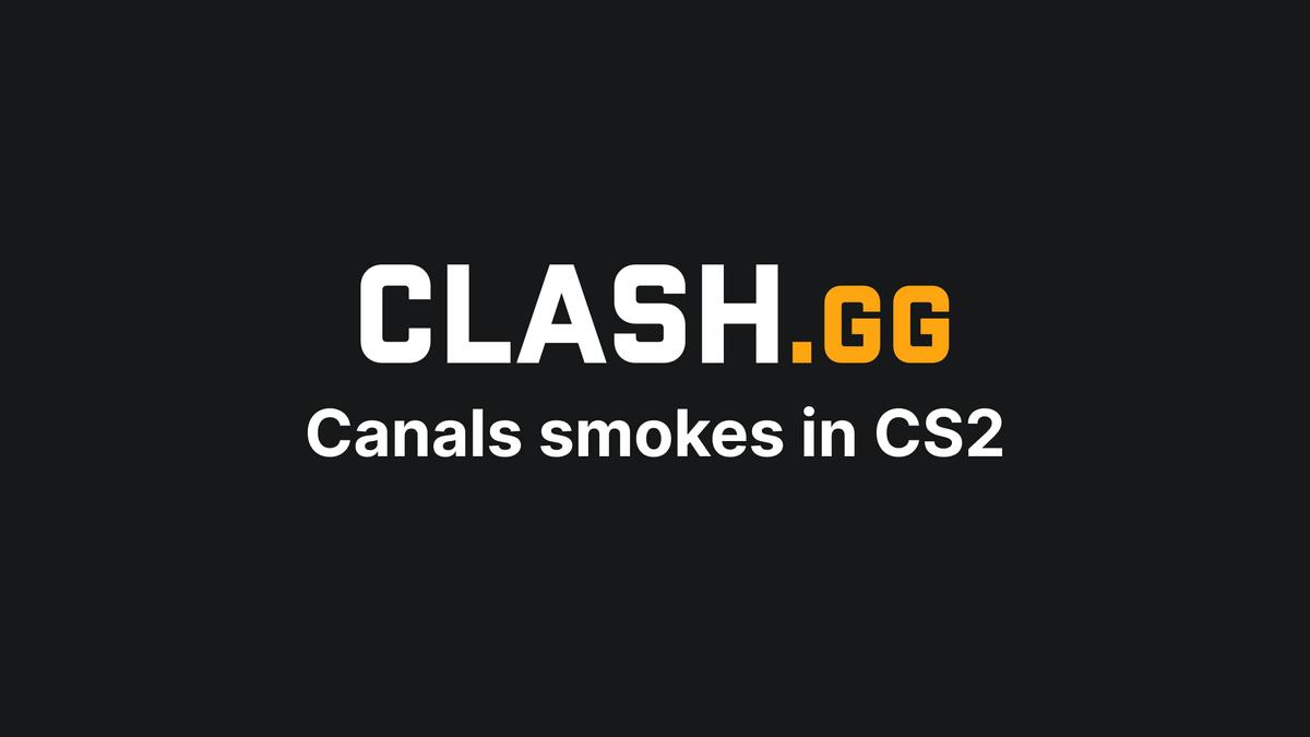Canals smokes in CS2 (CSGO)