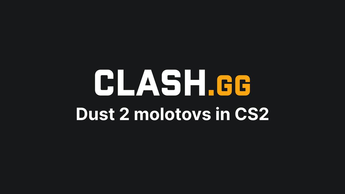 Dust 2 molotovs in CS2 (CS:GO)