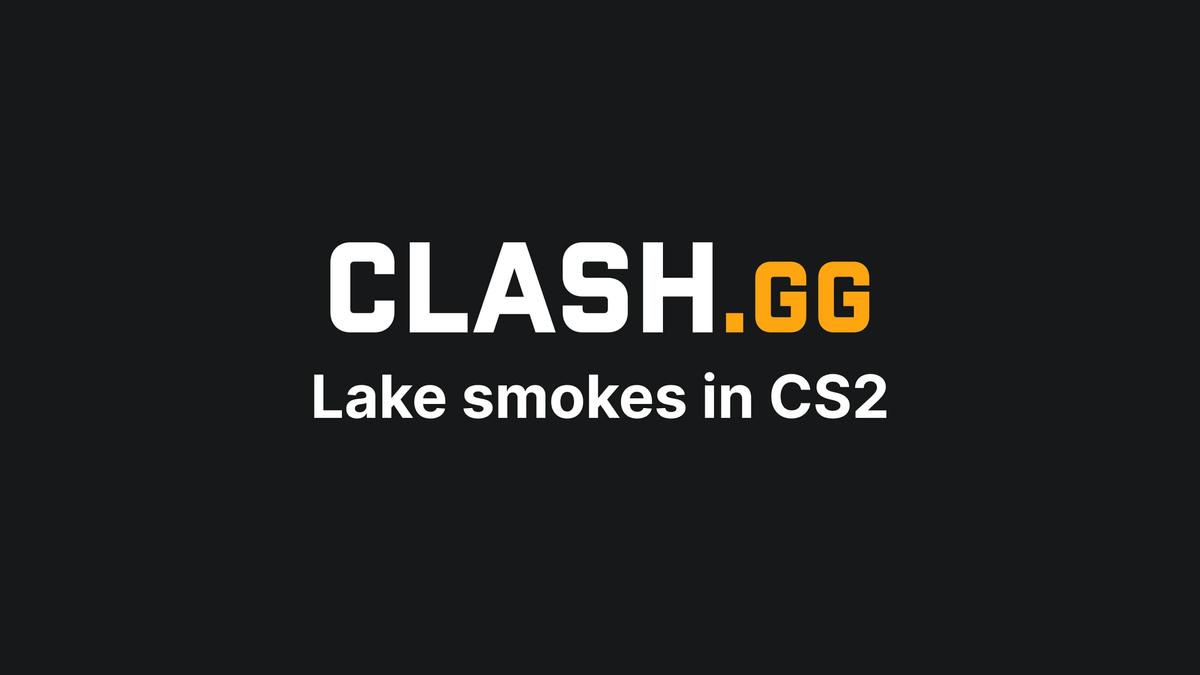 Lake smokes in CS2 (CSGO)