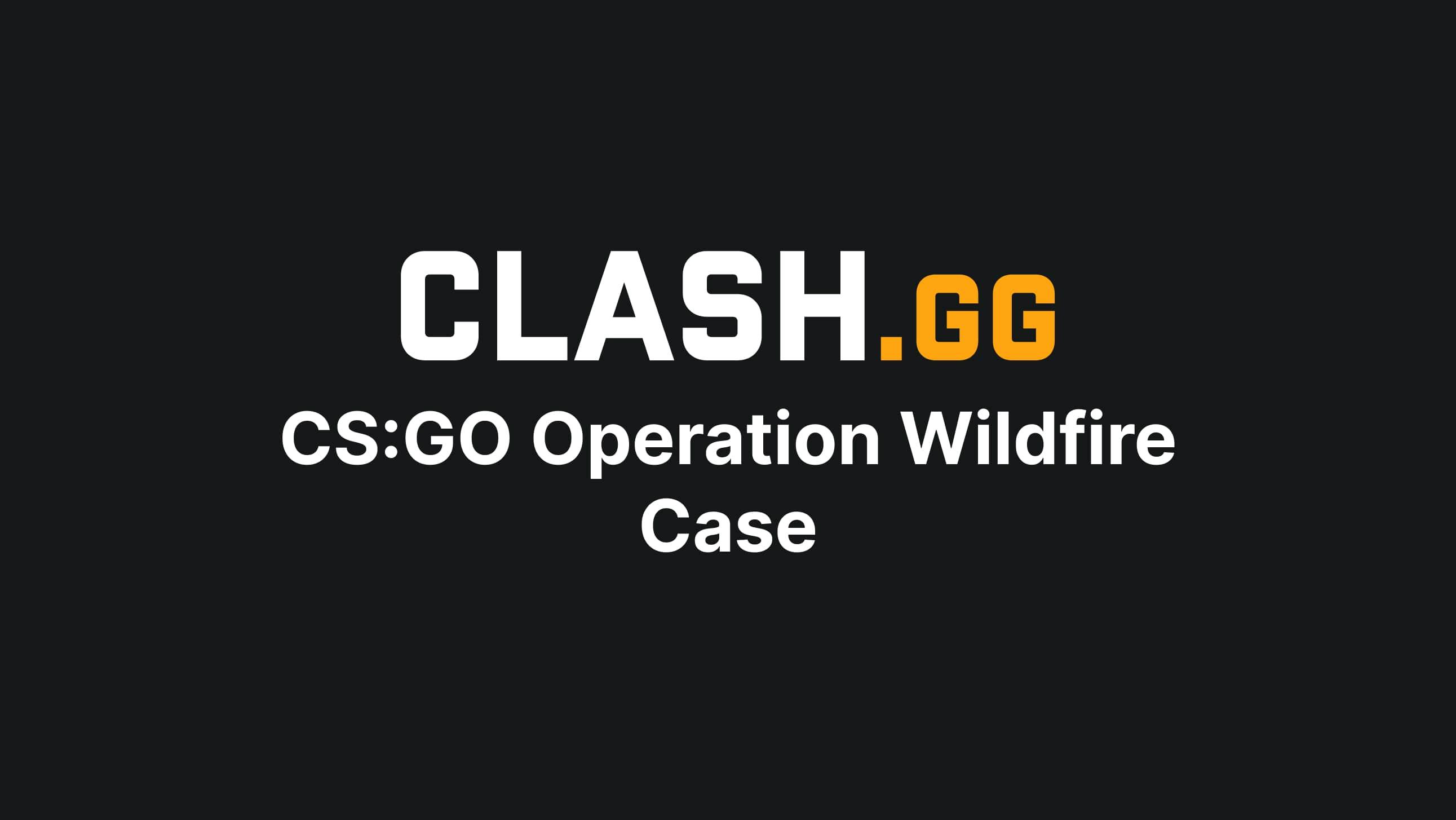 CS:GO Operation Wildfire Case Presents the Bowie Knife to CS:GO Gamers